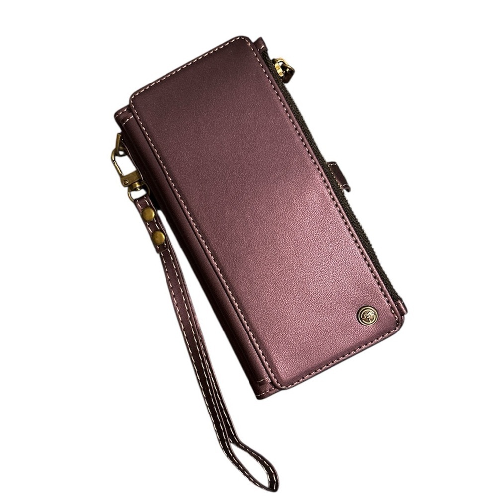 Wallet Phone Case for iPhone 16 Purple RFID Blocking - Picture 2 of 14